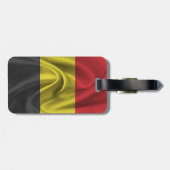 Étiquette À Bagage Drapeau De Belgique (Dos horizontal)