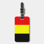 Étiquette À Bagage Drapeau de Belgique (Devant Vertical)