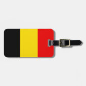 Étiquette À Bagage Drapeau de Belgique Easy ID Personal (Devant horizontal)