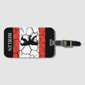 Étiquette À Bagage Drapeau de Berlin (Devant Horizontal)