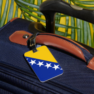 Étiquette À Bagage Drapeau de BiH