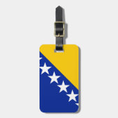 Étiquette À Bagage Drapeau de BiH (Devant Vertical)