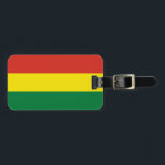 Étiquette À Bagage Drapeau de Bolivie<br><div class="desc">Drapeau de Bolivie</div>