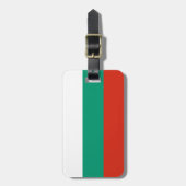 Étiquette À Bagage Drapeau de Bulgarie (Devant Vertical)