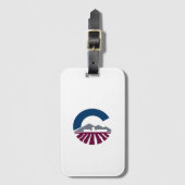 Étiquette À Bagage Drapeau de Chandler, Arizona (Devant Vertical)