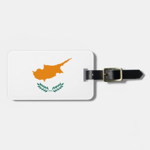 Étiquette À Bagage Drapeau de Chypre Easy ID Personal