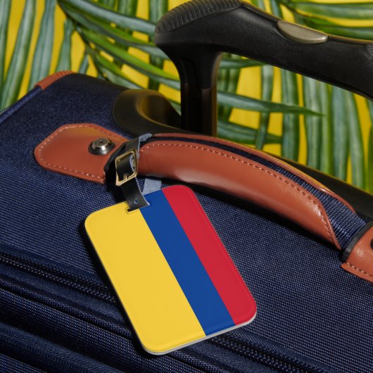 Étiquette À Bagage Drapeau de Colombie (Insitu Rectoal 1)