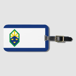 Étiquette À Bagage Drapeau de Colorado Springs, Colorado