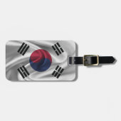 Étiquette À Bagage Drapeau De Corée Du Sud (Devant horizontal)