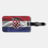 Étiquette À Bagage Drapeau De Croatie (Dos horizontal)