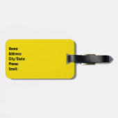 Étiquette À Bagage Drapeau de crotale de Gadsden : Guerre révolutionn (Dos horizontal)