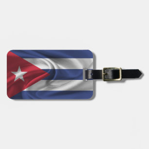 Étiquette À Bagage Drapeau De Cuba
