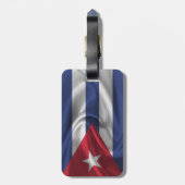 Étiquette À Bagage Drapeau De Cuba (Dos Vertical)