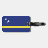 Étiquette À Bagage Drapeau de Curaçao (Dos horizontal)
