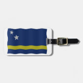 Étiquette À Bagage Drapeau de Curaçao (Devant horizontal)