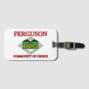 Étiquette À Bagage Drapeau de Ferguson, Missouri