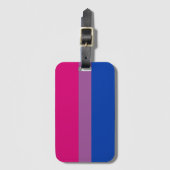 Étiquette À Bagage Drapeau de fierté bisexuel (Devant Vertical)