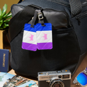 Étiquette À Bagage Drapeau de fierté de la culture drag de SlipperyJo