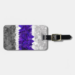 Étiquette À Bagage Drapeau de fierté Greygender Boho Géométrique Mod