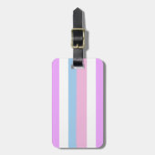 Étiquette À Bagage Drapeau de fierté intersexe (Devant Vertical)
