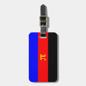 Étiquette À Bagage Drapeau de fierté polyamoureux (Devant Vertical)