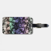 Étiquette À Bagage Drapeau de fierté Uingender Boho Groovy Bulles Écl (Dos horizontal)