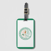 Étiquette À Bagage Drapeau de Fort Pembroke Pines, Floride (Devant Vertical)