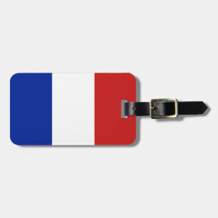 Étiquette À Bagage Drapeau de France