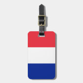 Étiquette À Bagage Drapeau de France (Devant Vertical)