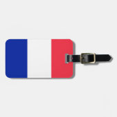 Étiquette À Bagage Drapeau de France Easy ID (Devant horizontal)