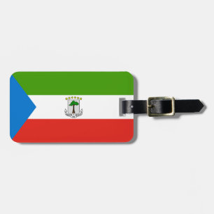 Étiquette À Bagage Drapeau de Guinée équatoriale