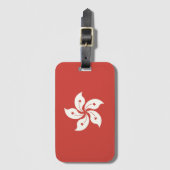 Étiquette À Bagage Drapeau de Hong Kong (Devant Vertical)