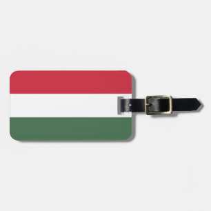 Étiquette À Bagage Drapeau de Hongrie