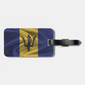 Étiquette À Bagage Drapeau De La Barbade (Dos horizontal)