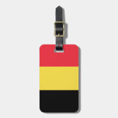 Étiquette À Bagage Drapeau de la Belgique (Devant Vertical)