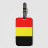 Étiquette À Bagage Drapeau de la Belgique (Devant Vertical)