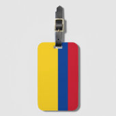 Étiquette À Bagage Drapeau de la Colombie (Devant Vertical)