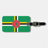 Étiquette À Bagage Drapeau de la Dominique (Devant horizontal)