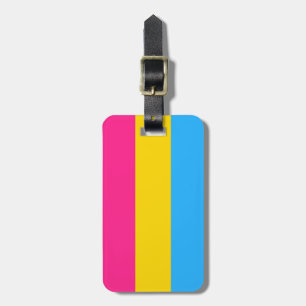 Étiquette À Bagage Drapeau de la fierté Pansexual