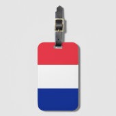Étiquette À Bagage Drapeau de la France (Devant Vertical)