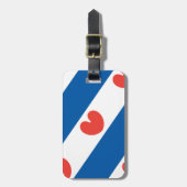 Étiquette À Bagage Drapeau de la Frise (Devant Vertical)