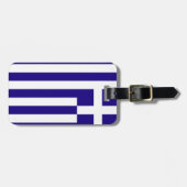 Étiquette À Bagage Drapeau de la Grèce (Devant horizontal)