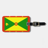 Étiquette À Bagage Drapeau de la Grenade (Devant horizontal)