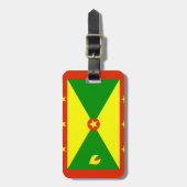 Étiquette À Bagage Drapeau de la Grenade (Devant Vertical)