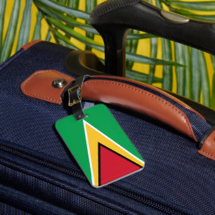 Étiquette À Bagage Drapeau de la Guyane