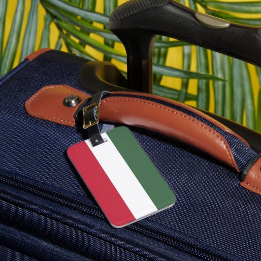 Étiquette À Bagage drapeau de la Hongrie (Insitu Rectoal 1)