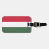 Étiquette À Bagage drapeau de la Hongrie (Devant horizontal)