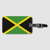 Étiquette À Bagage Drapeau de la Jamaïque (Devant Horizontal)