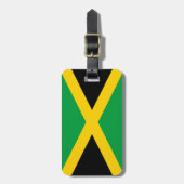 Étiquette À Bagage Drapeau de la Jamaïque (Devant Vertical)