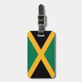Étiquette À Bagage Drapeau de la Jamaïque (Devant Vertical)